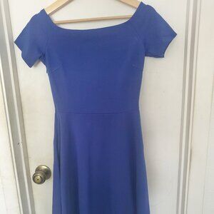Sarin Mathews High/Low Dress Blue Women's Size S